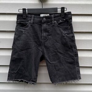 Abercrombie Kids Black Denim Shorts